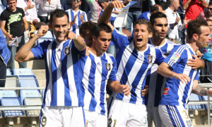 La última victoria en casa en la Liga fue ante el Mallorca en octubre. / Foto: Josele Ruiz.