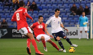 Linares, con ganas de jugar partidos como el del domingo ante el Sporting. / Foto: Josele Ruiz.