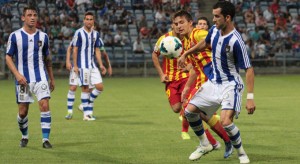 El último partido al 100% de Valle fue en septiembre ante el Barcelona B. / Foto: Josele Ruiz.