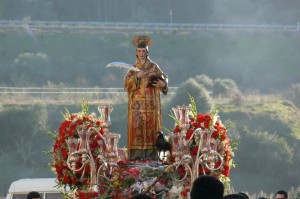 El Patrón procesiona por su localidad cada 22 de enero.