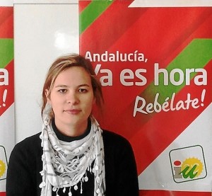 La portavoz de IU en el Ayuntamiento de Valverde, Sonia Ponce.