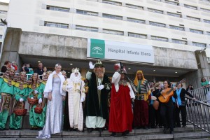 Los Reyes Magos han visitado los hospitales de Huelva.