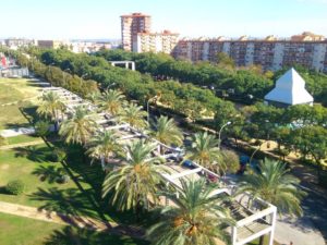 La Avenida de Andalucía, una de las imágenes que más gusta. / Foto: Huelva desde la azotea.