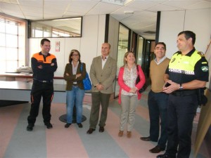 El alcalde visitó las obras de acondicionamiento del Edificio Multifuncional de Seguridad y Emergencias.