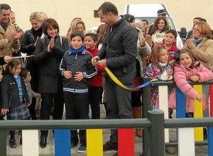 Momento de la inauguración. 