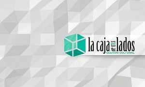 Logotipo de 'La Caja de Tres Lados'. 