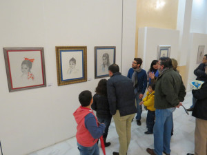 Inauguración de la muestra moguereña.