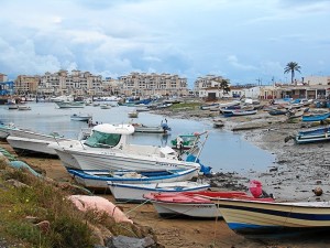 Una panorámica de la barriada marinera de Punta del Moral.