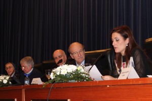 Acto de inauguración de la conmemoración del centenario del centro.