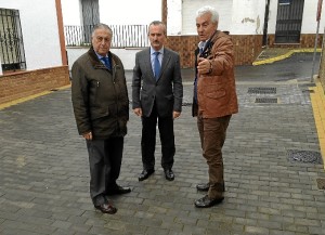 Visita a las obras de Villanueva de los Castillejos. 