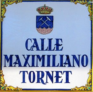 Minas de Riotinto dedica una calle a Maximiliano Tornet. 