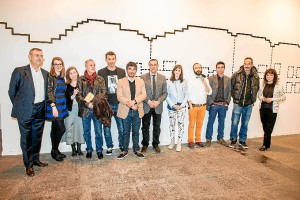 Foto de familia de la apertura de ArcoMadrid 2014.