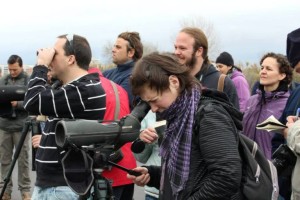 Los participantes en la iniciativa pudieron disfrutar de las vistas que ofrece este paraje onubense. 