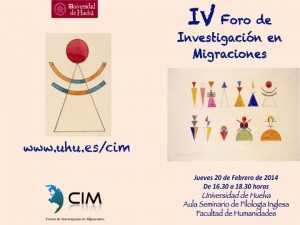 Cartel del IV Foro de Investigación en Migraciones.