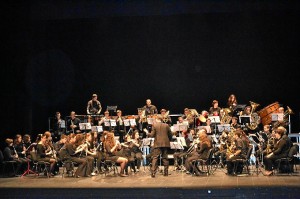 Imagen de un concierto de la Banda de la Escuela Municipal de Punta Umbría. 