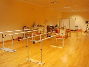 Zona del gimnasio. 