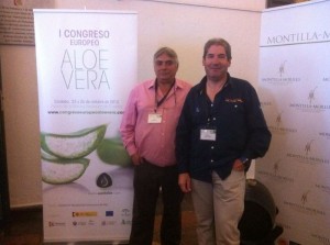 El onubense Manuel Benavente en el I Congreso Nacional del Aloe. 