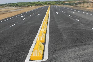 Nuevos carriles del Muelle Sur del Puerto de Huelva.