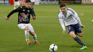 Toño repitió en el once titular del Recre. / Foto: Josele Ruiz.