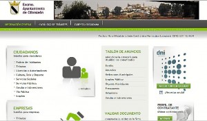 Web de la sede Electrónica del Ayuntamiento de Gibraleón