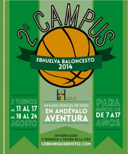 Cartel anunciador del Campus del CDB Enrique Benítez.