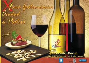 Cartel de la X Feria Gastronómica de Moguer