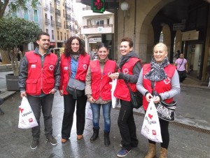 Voluntarios de Cruz Roja Huelva. 