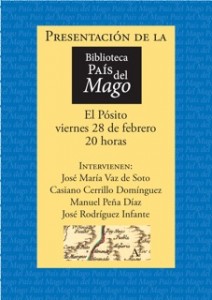 Cartel de la presentación de la colección 'Biblioteca País del Mago'. 