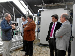 Visita del delegado al Hospital Costa de la Luz.