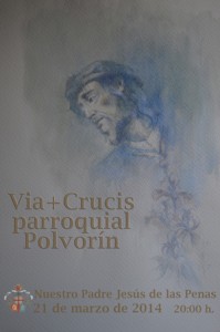 Cartel del Vía+Crucis, obra de Silvia Ortego