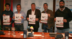 Un momento del acto de presentación del torneo de fútbol base que se celebrará en Cartaya.