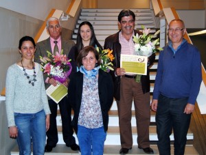 Ganadores del concurso de Cartas de Amor en Valverde. 