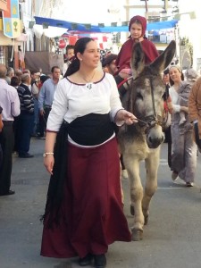 Participantes en el Desfile Medieval de la Feria del Descubrimiento de Palos. / Foto: @palosRTV