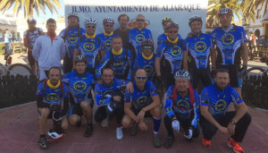 Componentes del Club Ciclista Los Rebiciclados, organizador del evento.