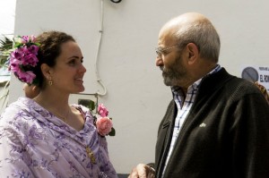 Miguel Mojarro, con la Diputada del Cruz de La Fuente.