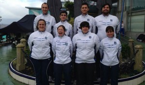 El equipo onubense que ha logrado el ascenso en La Coruña.