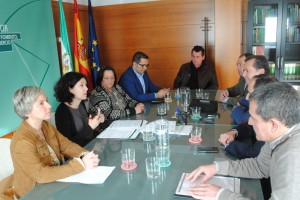 reunión con los alcaldes de los municipios beneficiarios de La Ciudad Amable. 