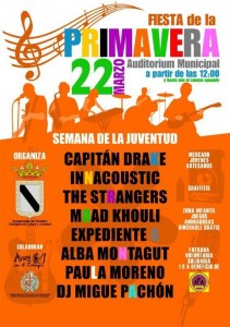 Cartel de la Fiesta de la Primavera en Gibraleón. 