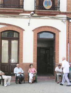 Fachada del Casino de Lepe. 