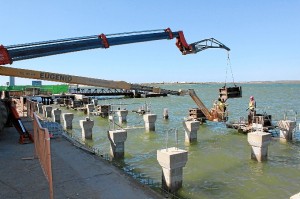 Visita al estado de las obras. 