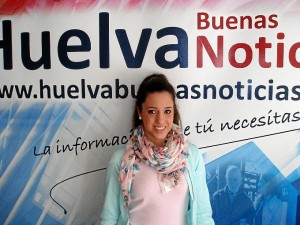 Betriz visitó la redacción de Huelva Buenas Noticias. 