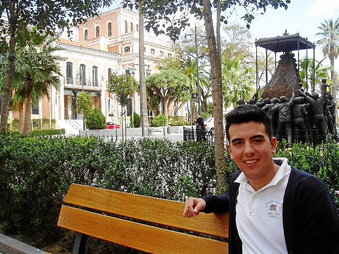 El joven onubense Andrés Espuelas.