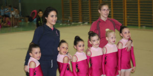 Marina, Candela, Celia, Andrea y Lucía rozaron el podio.