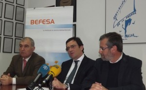 Presentación del Premio Befesa en la Asociación de la prensa. 