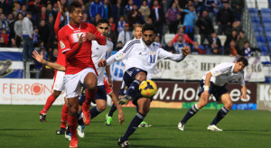 Esta temporada no habrá un duelo Recre-Murcia en la Liga. / Foto: Josele Ruiz.