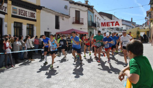 Momento de la carrera disputada en Zalamea.