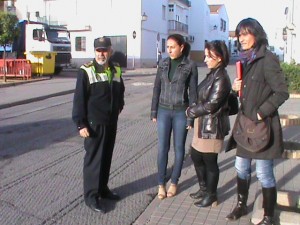 Visita a las obras de la barriada Osario.