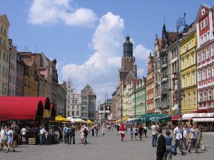 Ciudad de Wroclaw, donde finalizó los estudios universitarios.