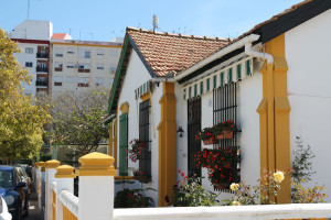 Los ingleses diseñaron este barrio con su tipología de casas habitual. 