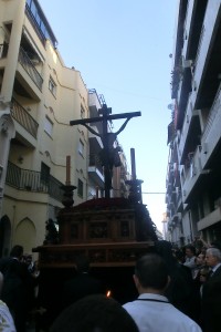 La Hermandad de la Misericordia es la más joven del Jueves Santo onubense.